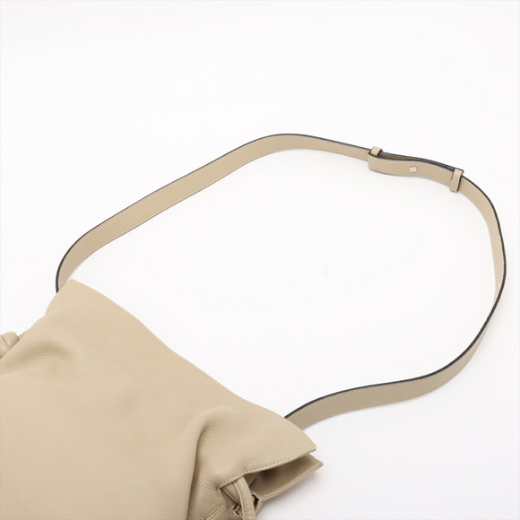 Loewe Flamenco Shoulder Bag Leather Shoulder Bag Beige - Picture 5 of 8